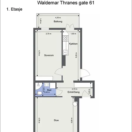 Alexander Kiellands Plass - City Center Apartment Oslo